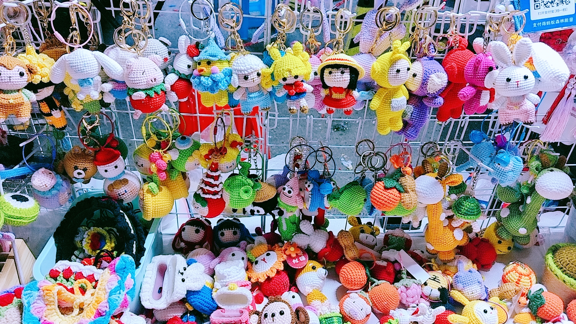 手工编玩偶花束发夹