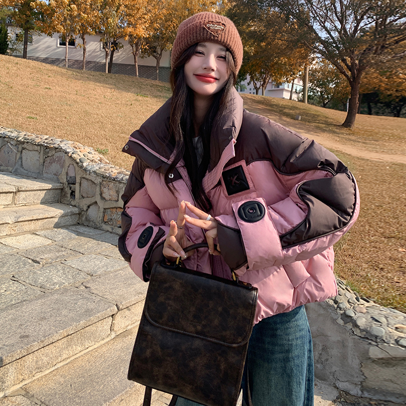 【开心奢品】2025年新款棉服女冬短款棉衣潮流棉袄面包服时尚外套