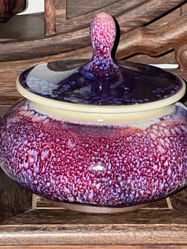 中国神垕钧瓷全手工茶叶罐