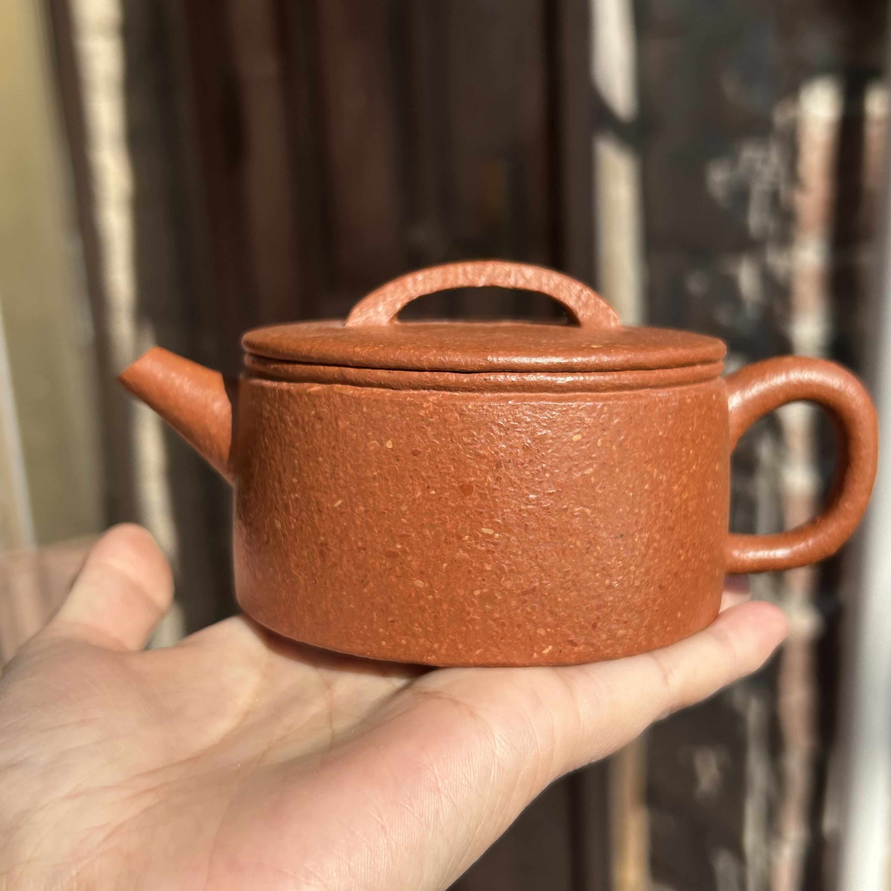 宜兴原矿紫砂壶8目精挑红降坡，190c上下，实用器汉瓦