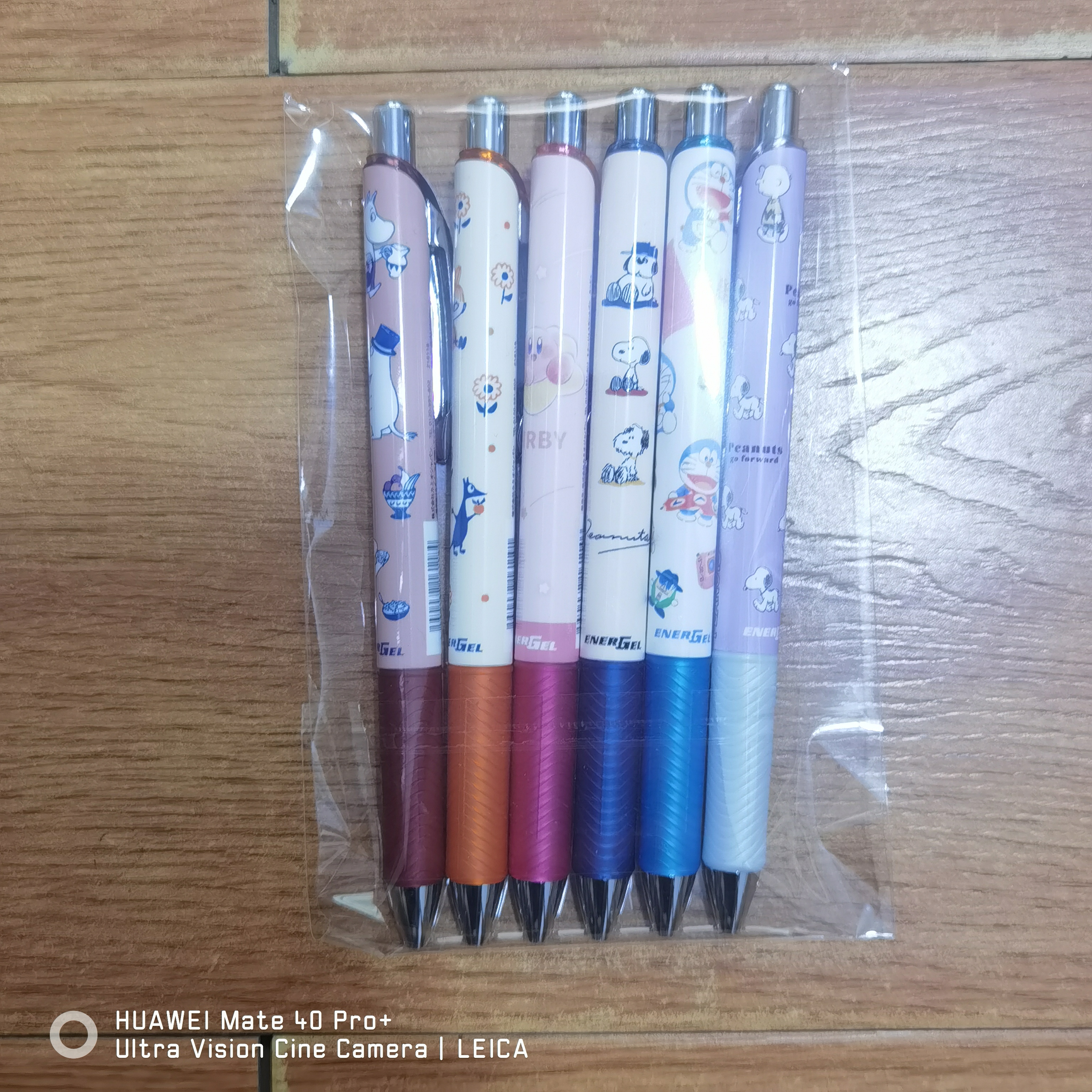 派通三丽鸥中性笔亚美姆明一套6支