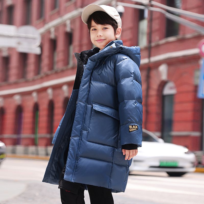 波司澄波司橙羽绒服2023新款爆款儿童中大童羽绒男款童中长款洋气