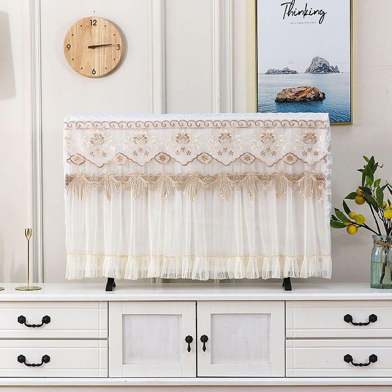 电视罩散热液晶立直式开机免取防尘罩四周包边简单大方家用新款nu