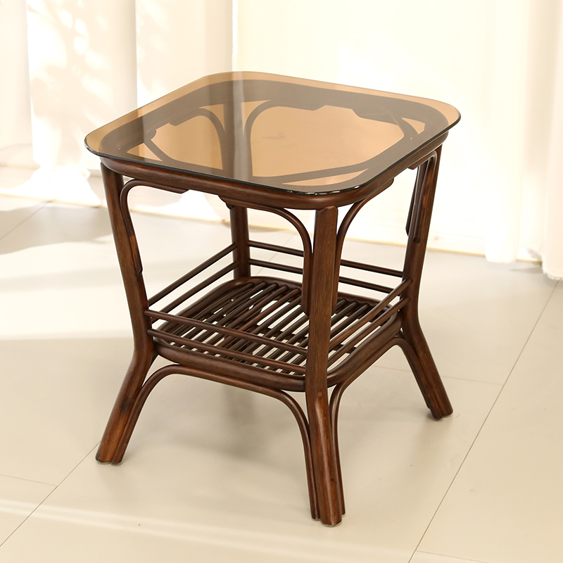 高端系列方口桌 藤桌藤茶几小桌子小台子茶台边几角几阳台小茶台