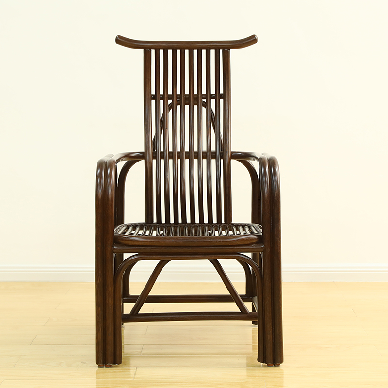 高端系列领头羊太师椅 藤椅新中式家用阳台喝茶主人椅书房茶椅