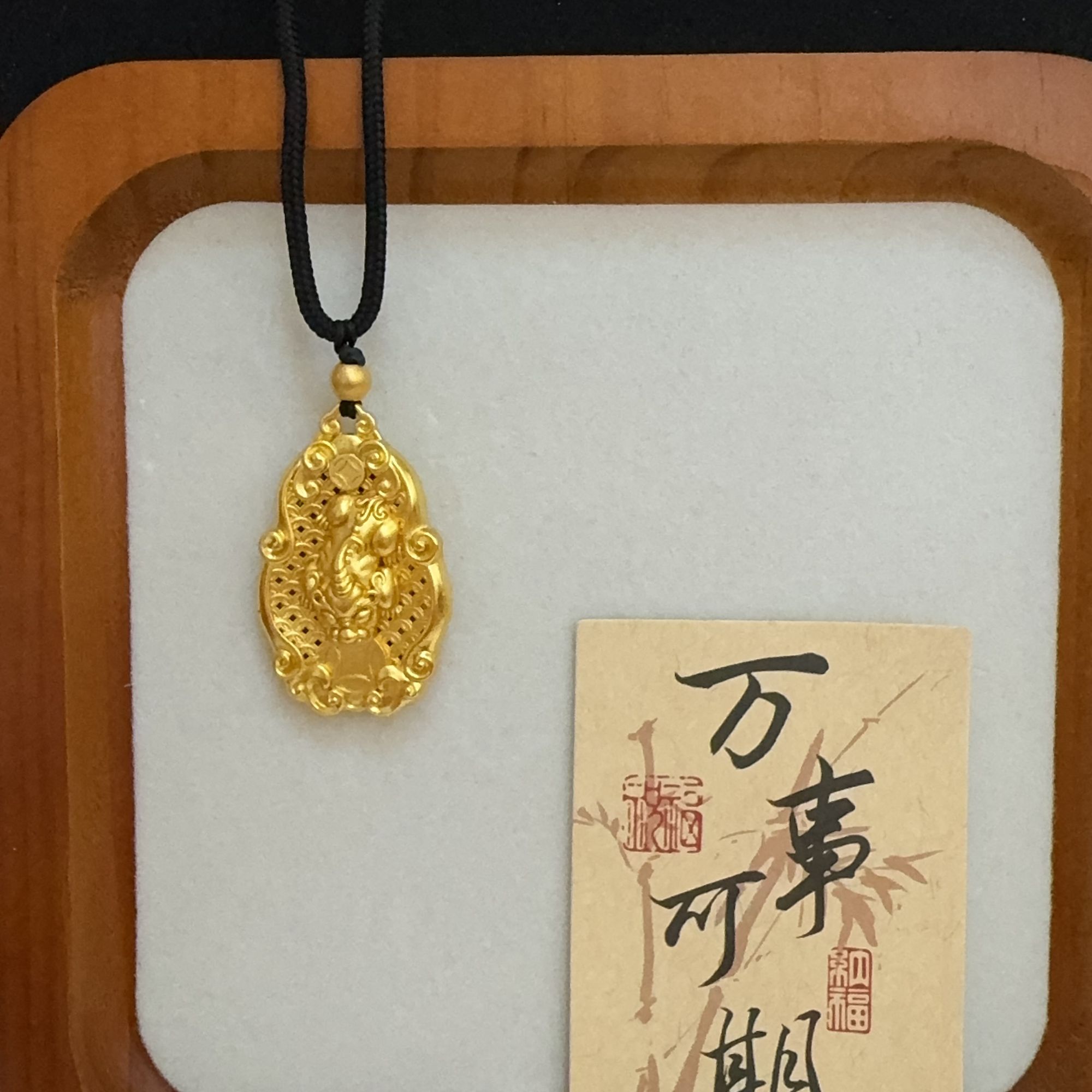 合金吊坠 貔貅空心立体雕刻双面男女精工吊坠项坠