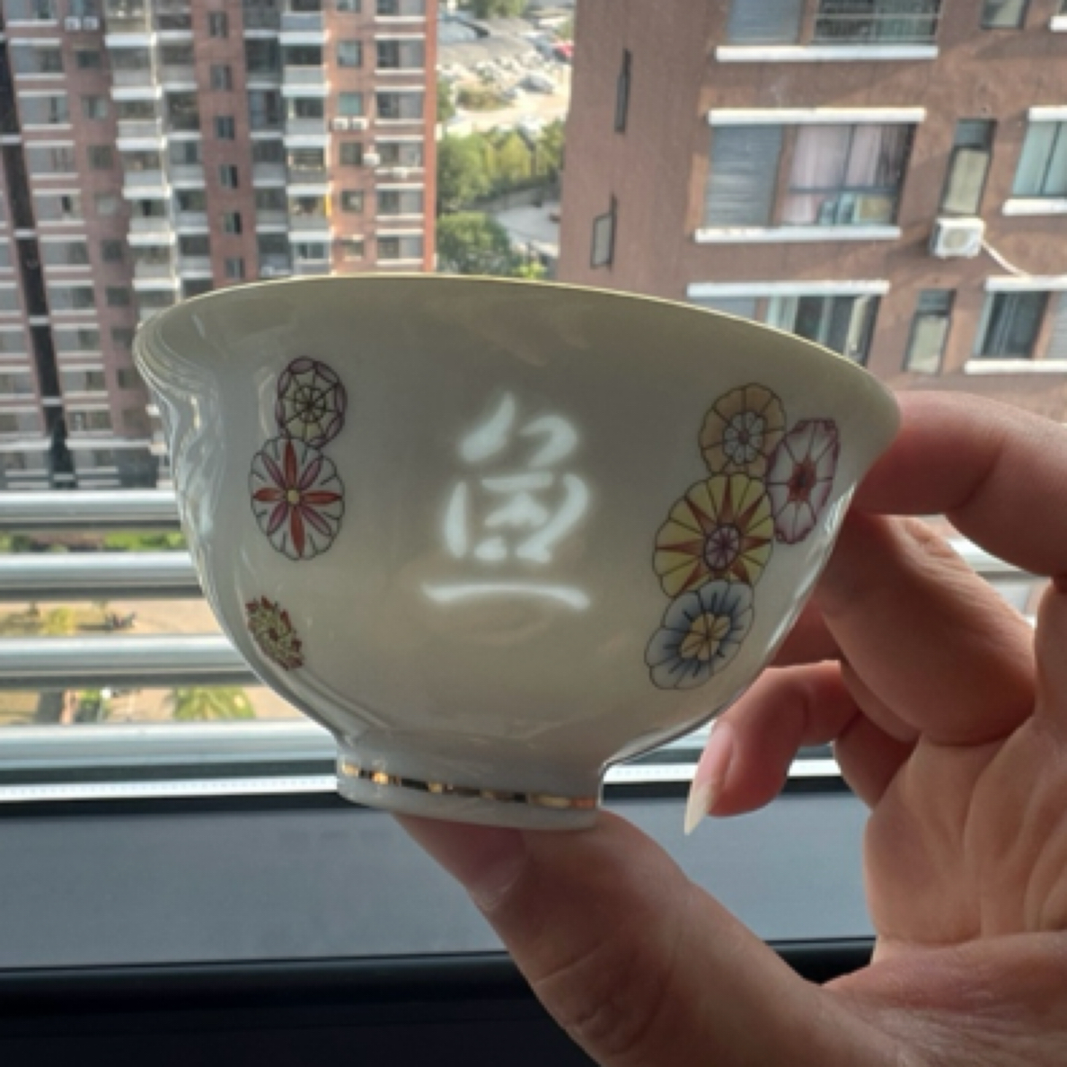 景德镇手工珐琅彩青花玲珑如鱼得水主人杯高端陶瓷器茶具品铭杯