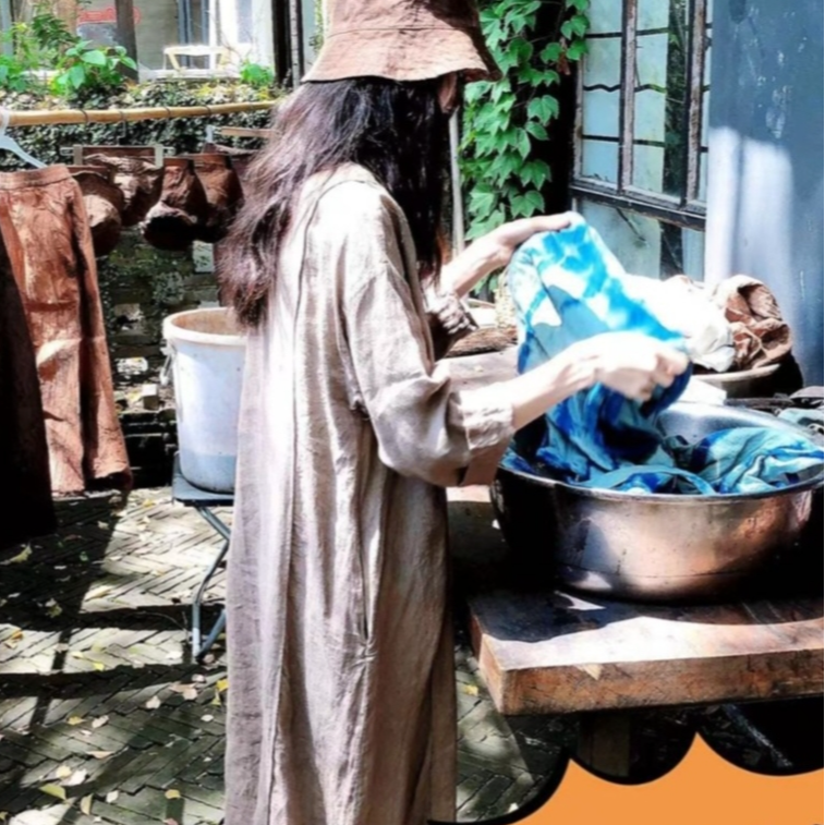 静一棉麻/  快捷链接/  孤品浮力长裙