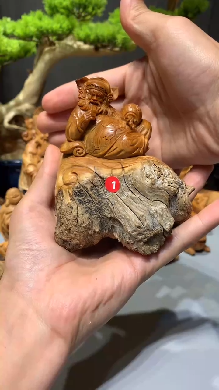 【闪购商品】崖柏钟馗醉酒