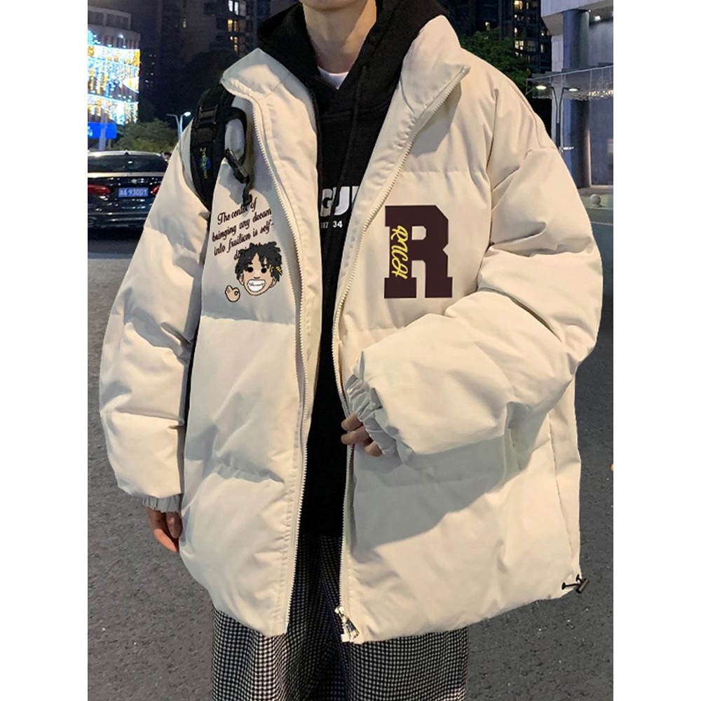 FL羽服男款冬季外套学生衣夹克青少年美式潮流保暖立领袄子