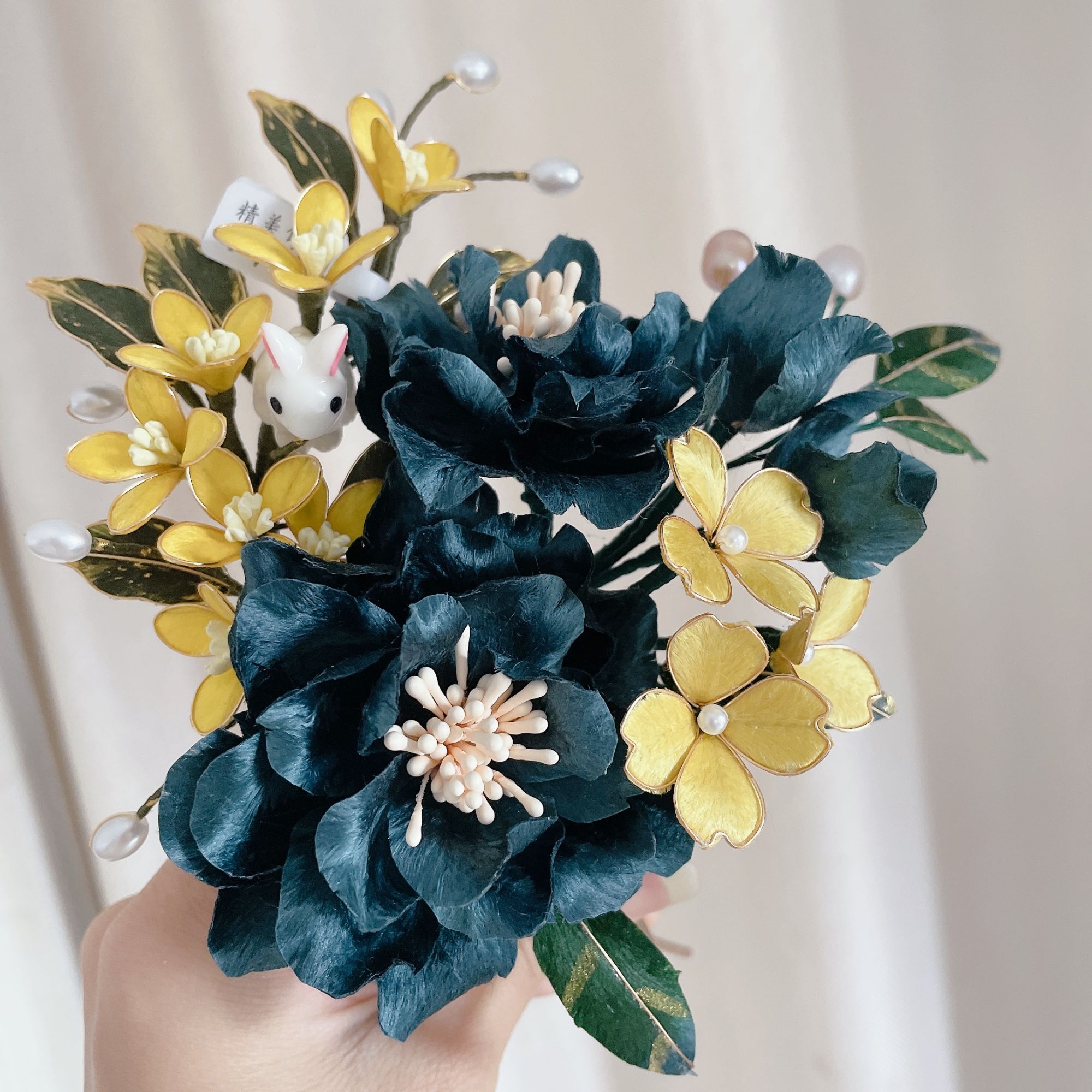 龙跃手作 绒花 2 （盲盒许愿拆拆拆）