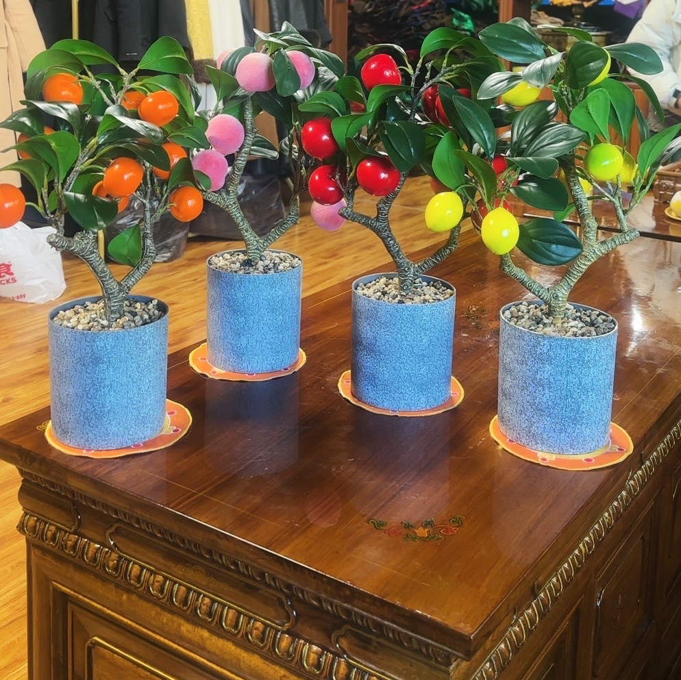 4个一套 新年必备绿植摆件