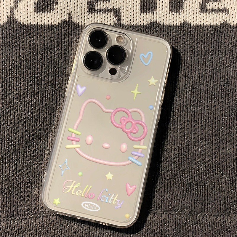 KT猫咪适用苹果15Plus手机壳iPhone12/11全包14promax/13可爱X/XR