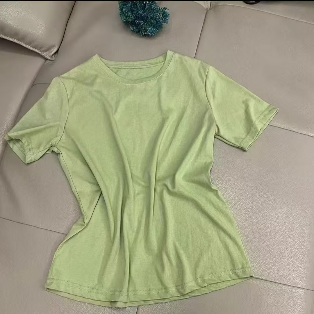 设计感短袖T恤春夏女2024新款独特别致小衫短款正肩上衣