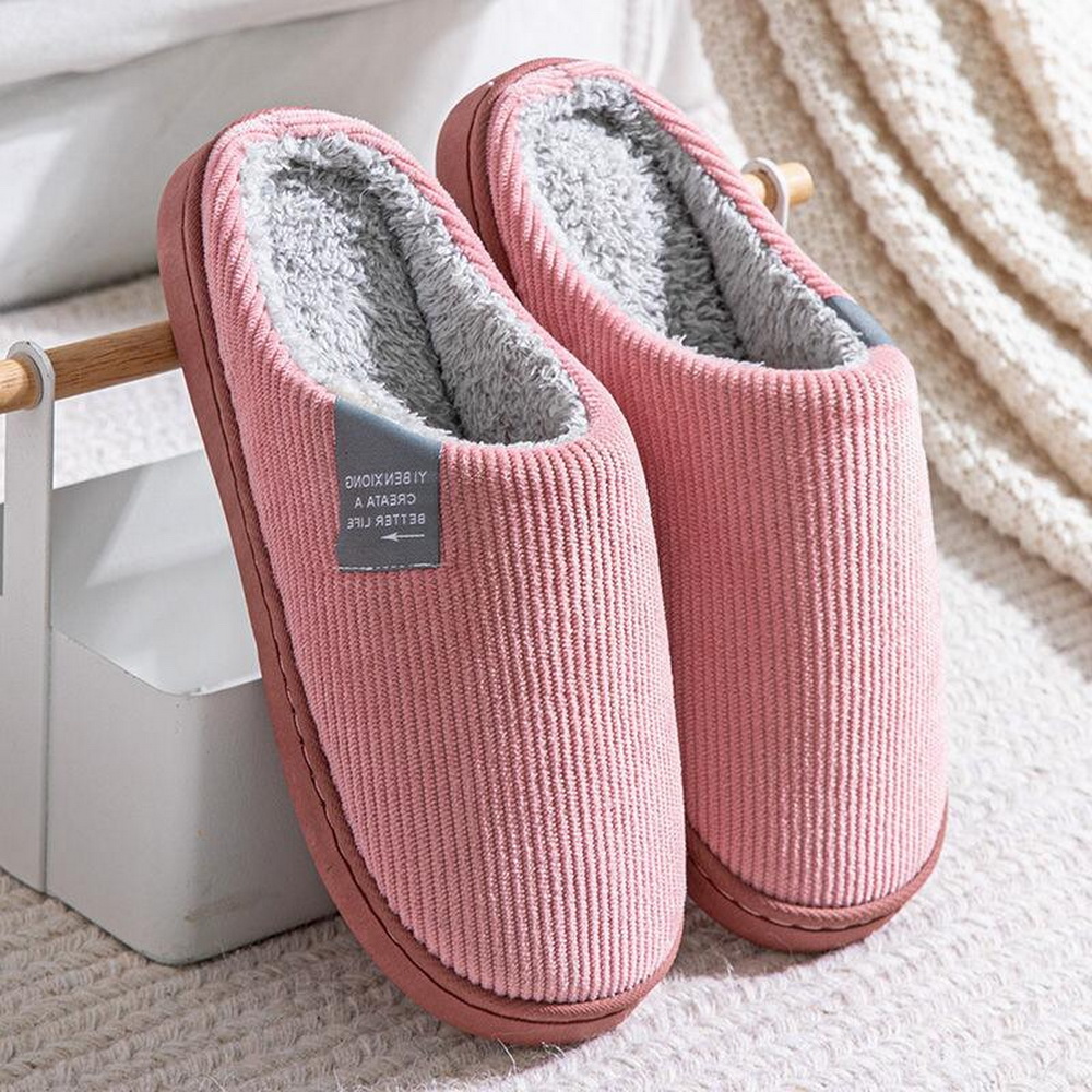情侣防滑保暖毛毛拖鞋男冬天棉拖棉拖鞋女款冬季2023新款室内家居
