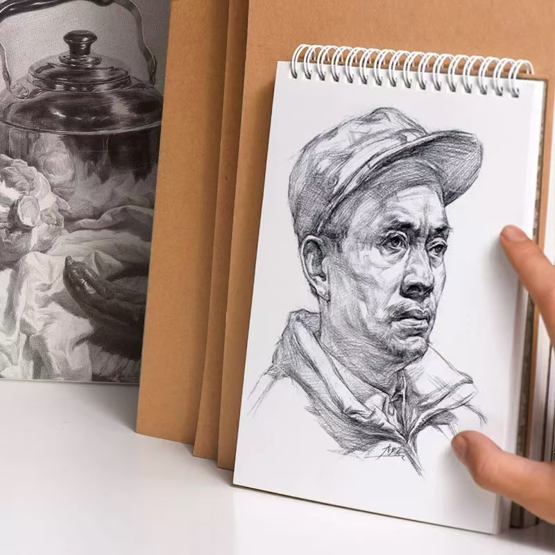 8304  B5牛皮加厚素描本30张