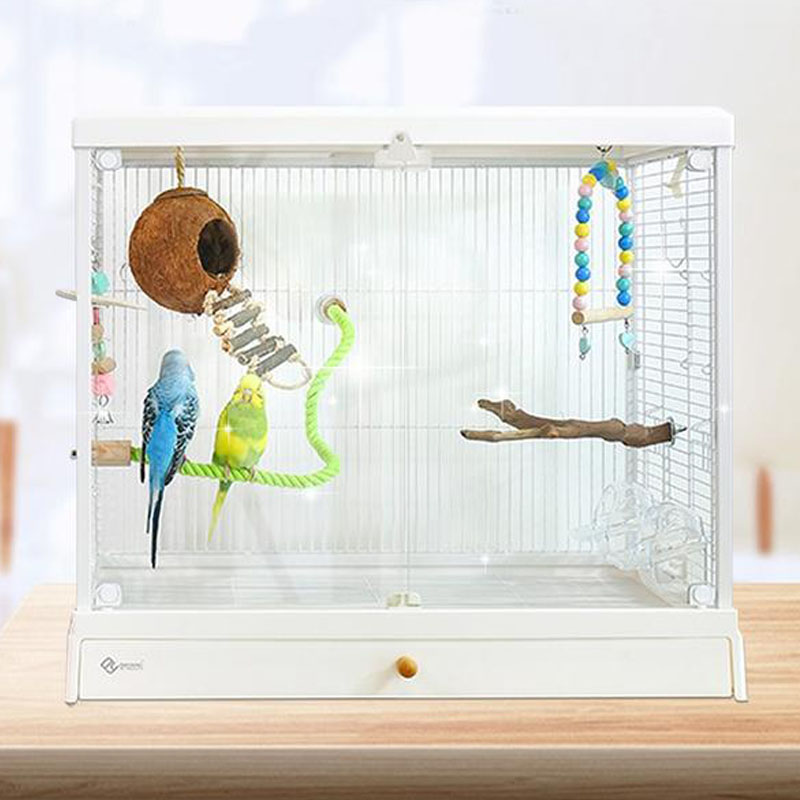 达洋6001鸟笼鹦鹉鸟笼子开顶豪华加高横丝小太阳和尚全景笼