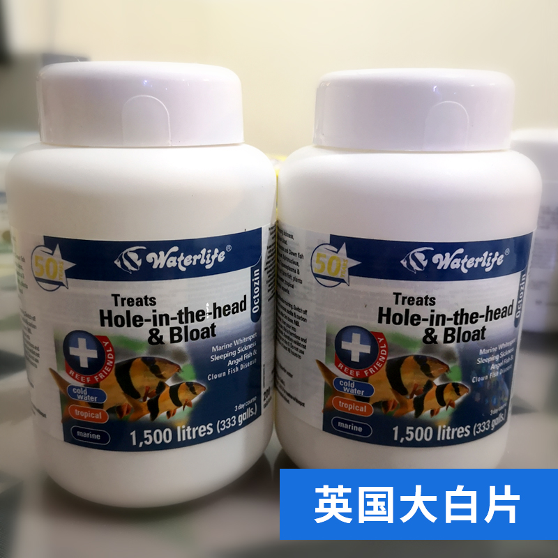 国志版Waterlife 内寄外寄大白片益生菌肠胃调理饲料鱼食