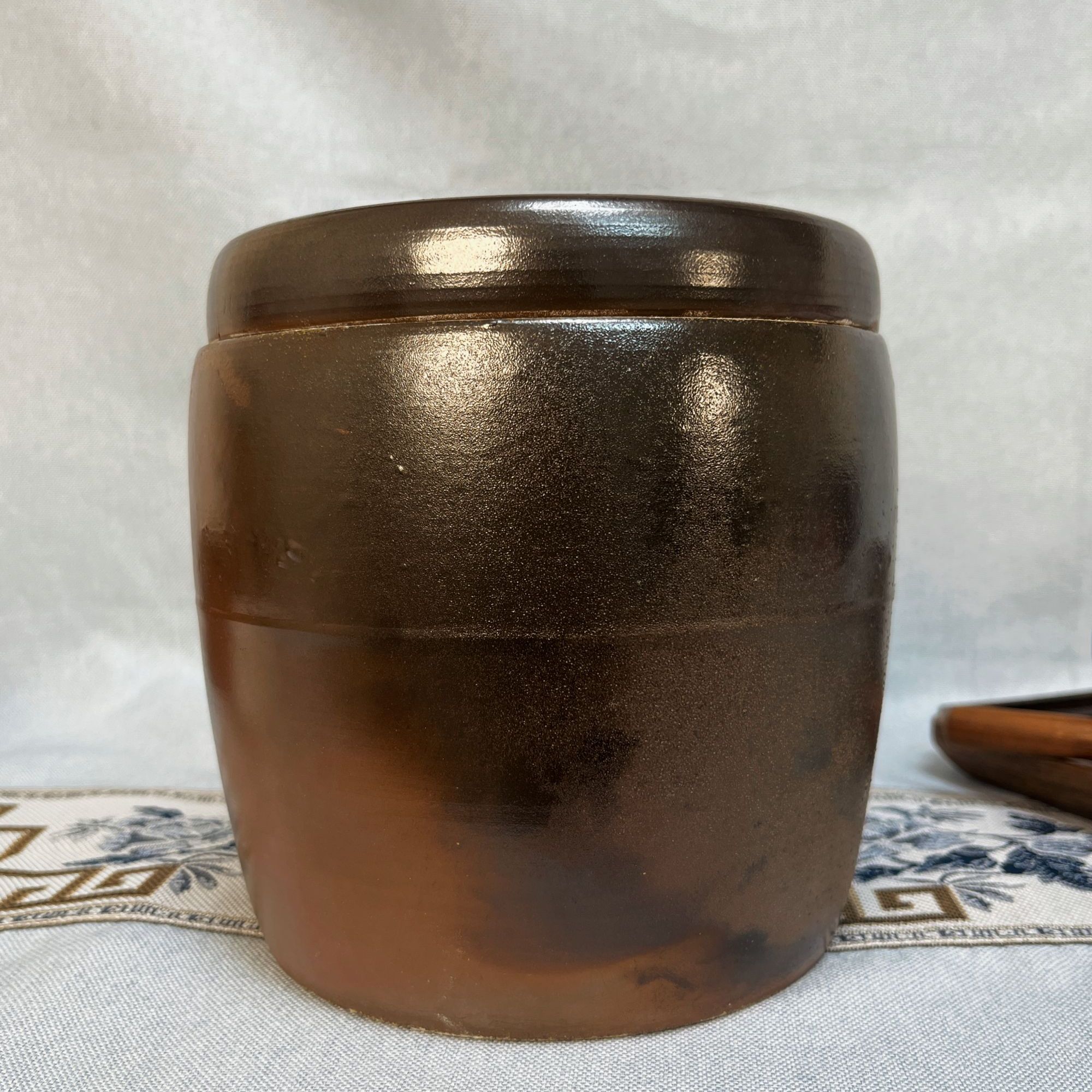 （微瑕）龙窑柴烧紫陶罐家用储物罐复古陶瓷制作存储