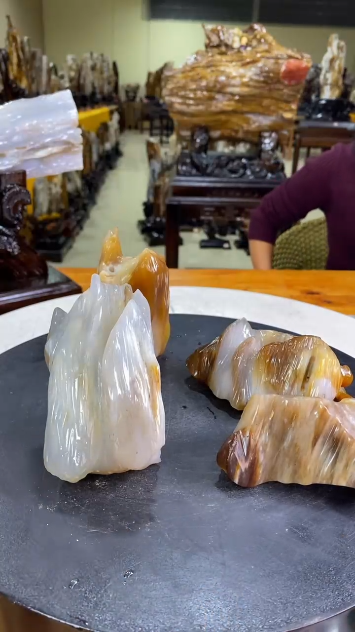 【闪购商品】硅化玉珠宝奇石未镶嵌1