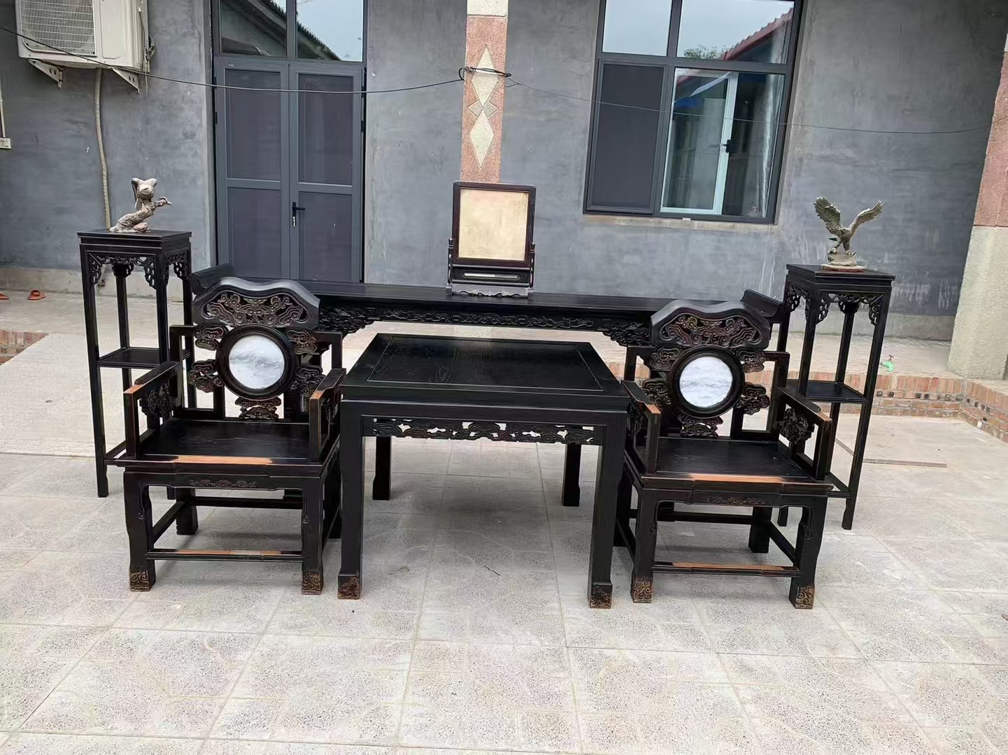 太师椅六件套    不包邮