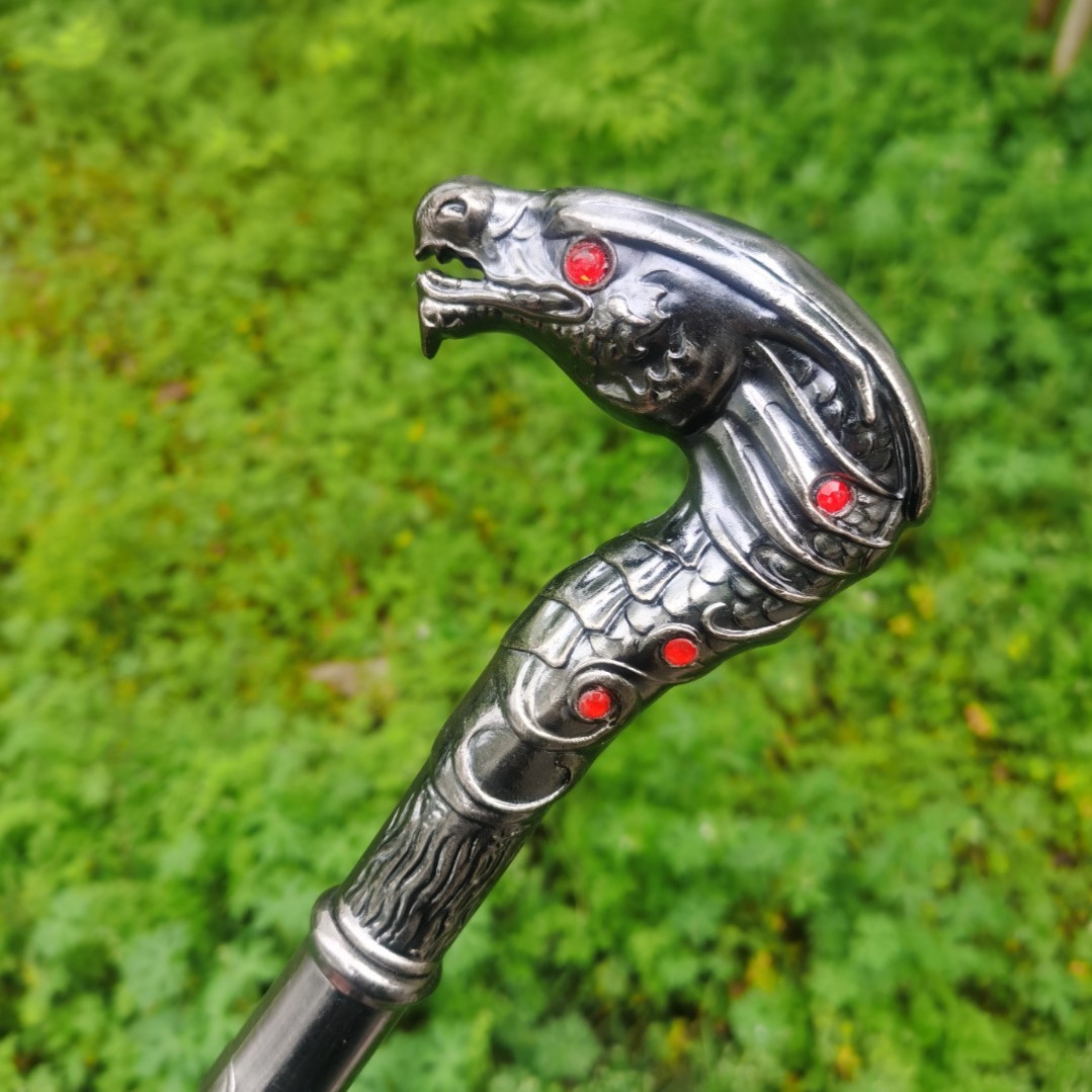 【银龙】户外登山杖徒步旅行手杖野营防滑拐杖装备老人收藏工艺礼品