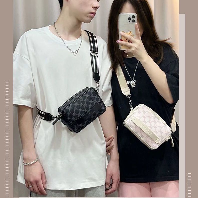 DIY手工包材料女包男女同款情侣包简约字母印花时尚单肩斜挎女包