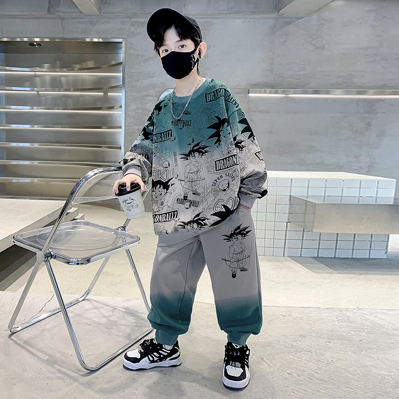 男童秋装卫衣套装2024新款秋季运动中大儿童装春秋款