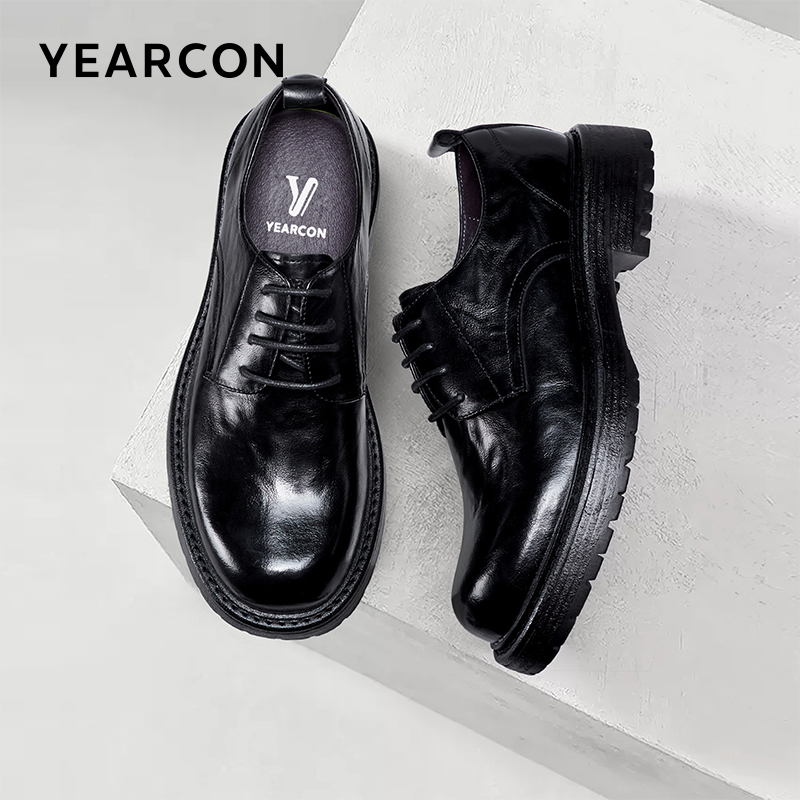 YEARCON/意尔康YEARCON/意尔康真皮正装皮鞋男士大头鞋96817W