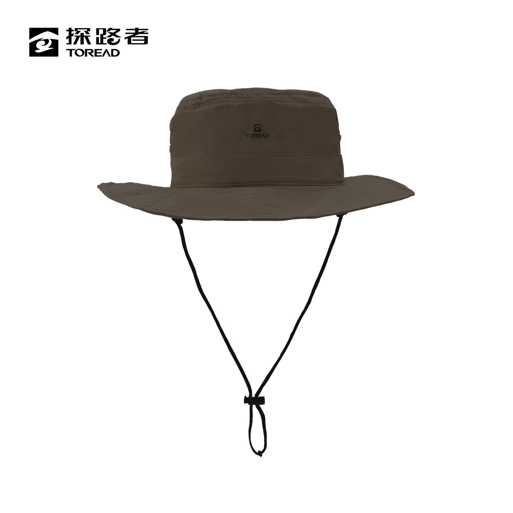 探路者户外情侣遮阳防晒渔夫帽速干垂钓徒步休闲帽TELLBM80792