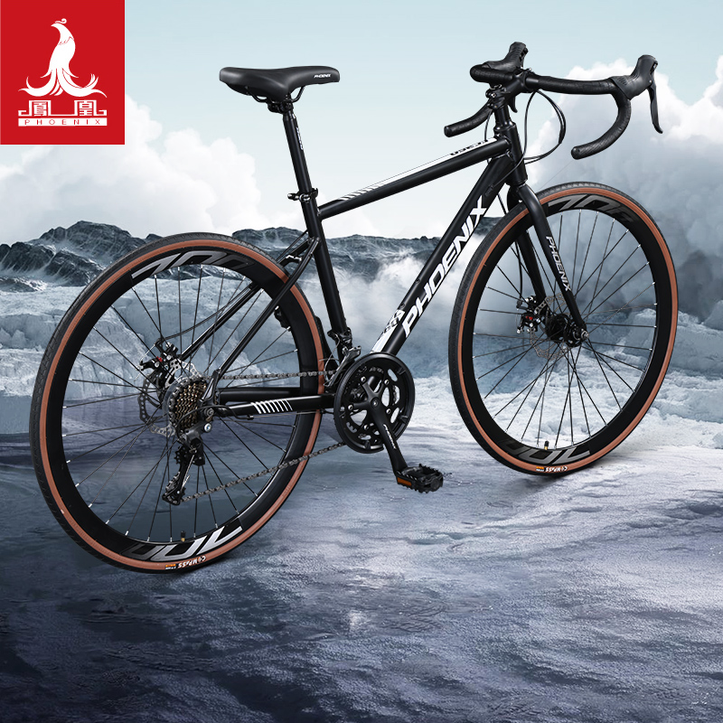 Phoenix/凤凰公路自行车铝合金竞技变速弯把赛车男女款专业速腾
