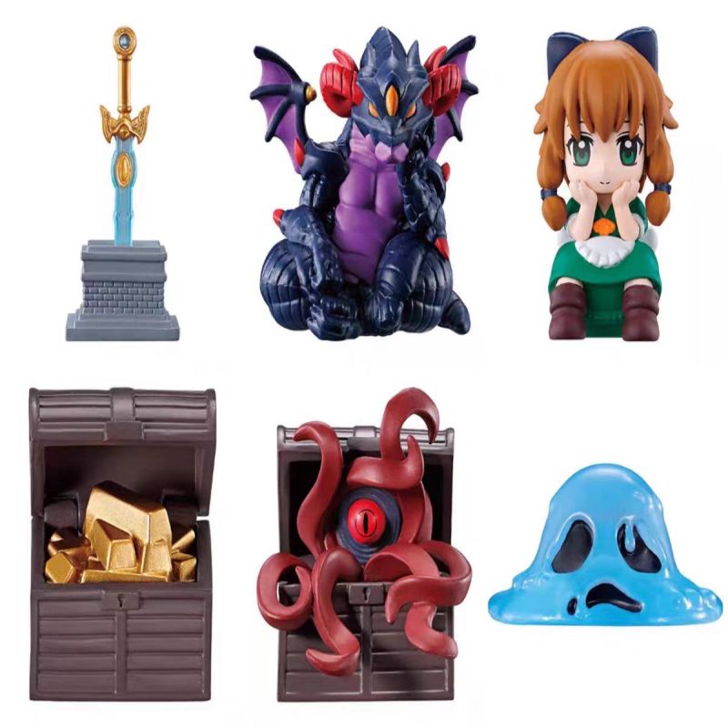 现货正版扭蛋 勇者与龙之城等待造型公仔摆件 地下黑龙