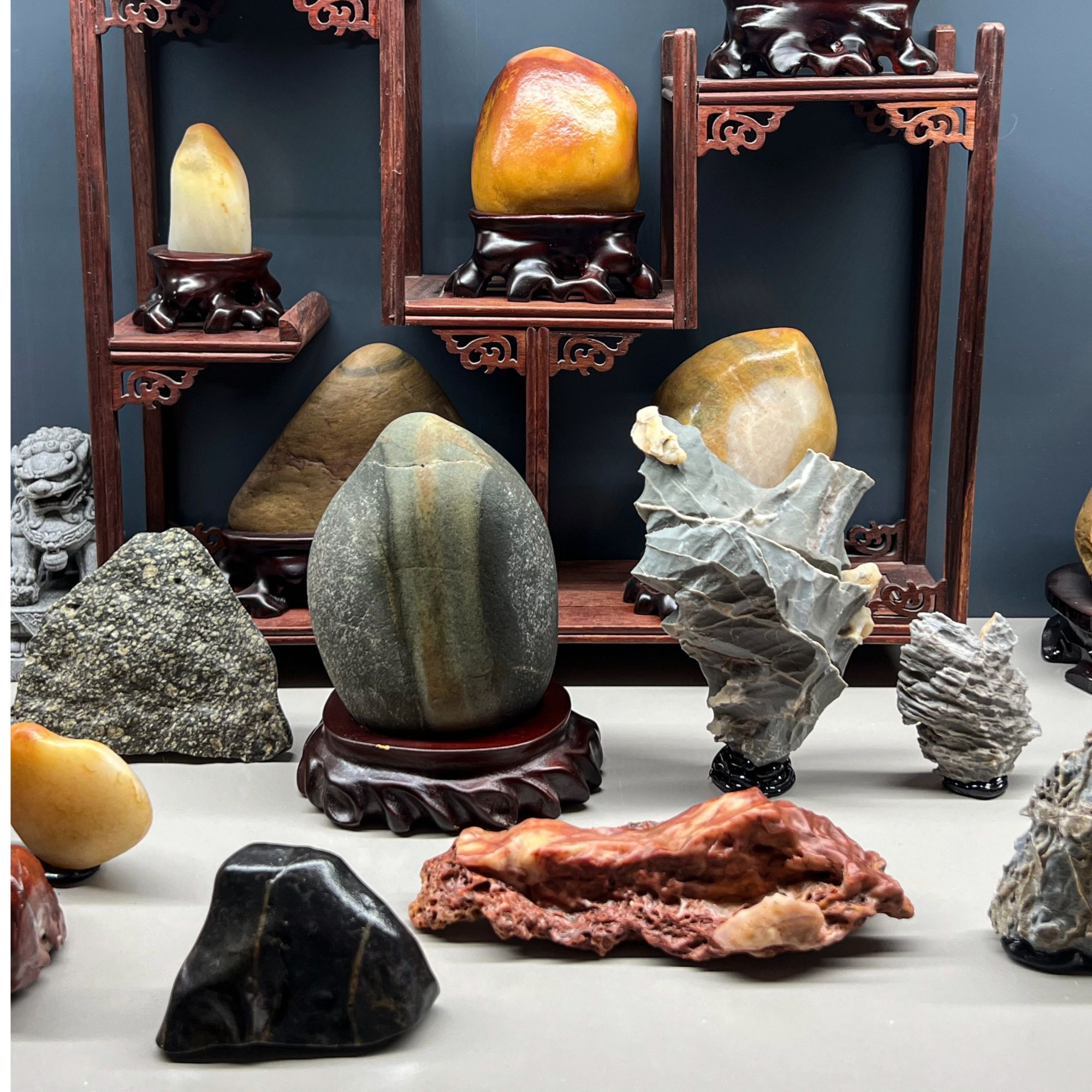 新疆戈壁石、奇石、盆景石、家居摆件、把玩石