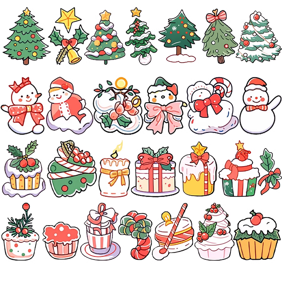 【MNCZ14-4个1组圣诞异形12X2.5cm中窄针吸】十字绣工具针吸