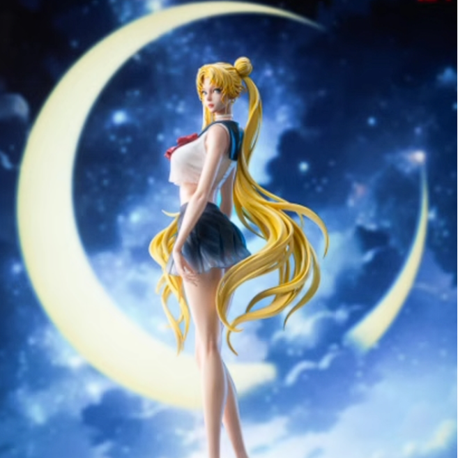 预定卡【JC】模玩动漫 gk游戏青鸢水冰月 美少女战士雕像  定制卡片