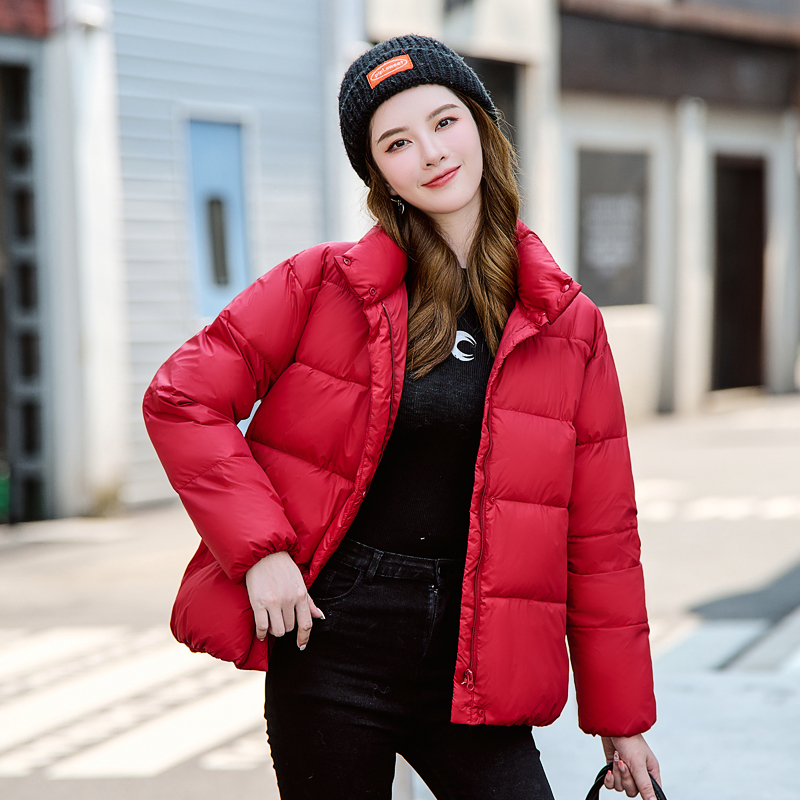 短款女士棉服外套冬季加厚面包服立领时尚韩版棉袄保暖百搭宽松