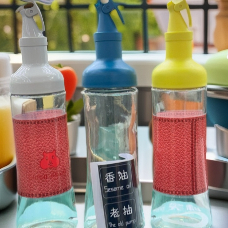 玻璃油壶自动开合防漏控油厨房调味瓶大容量