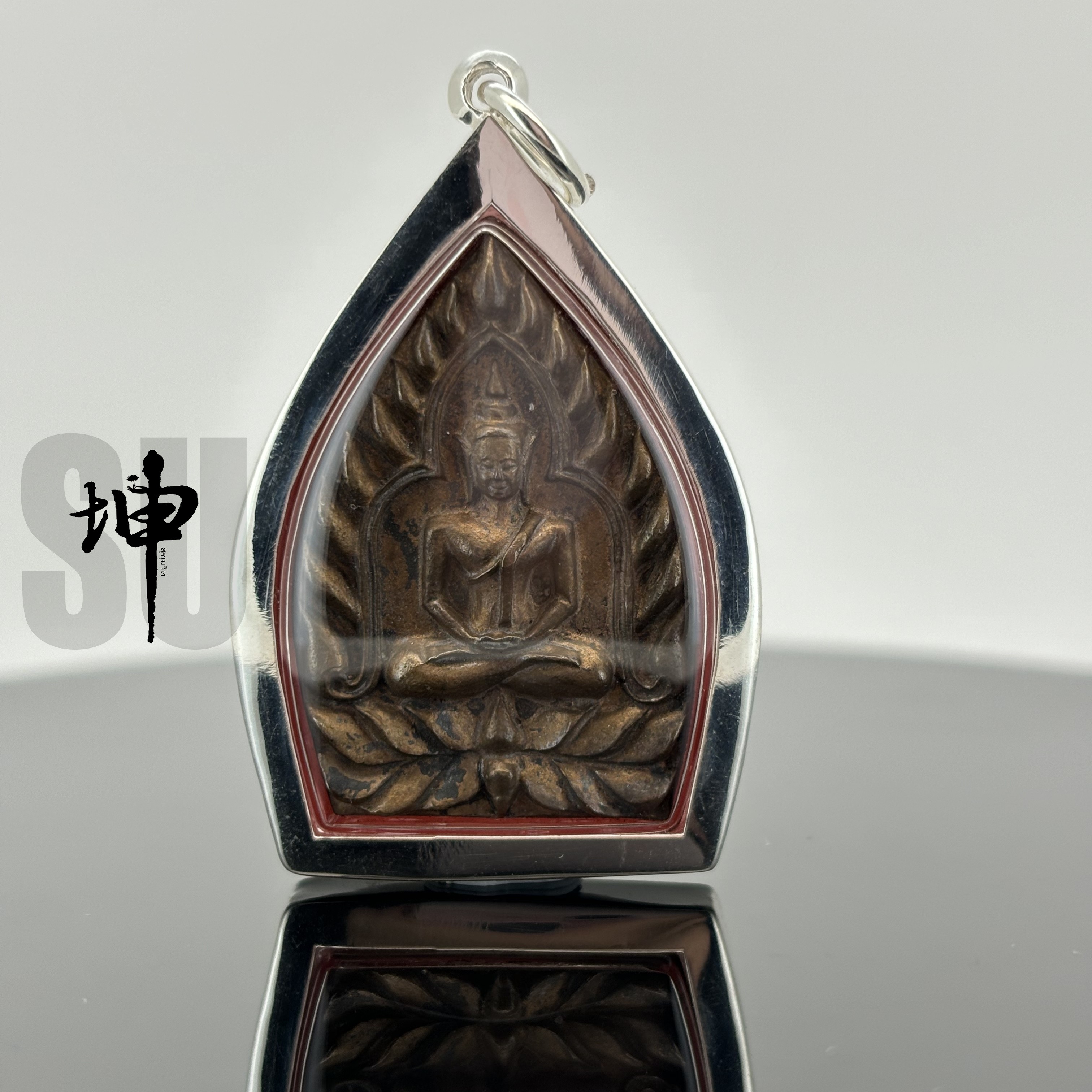 不锈钢亚克力吊坠 LP 班 2559 座山 项链吊坠