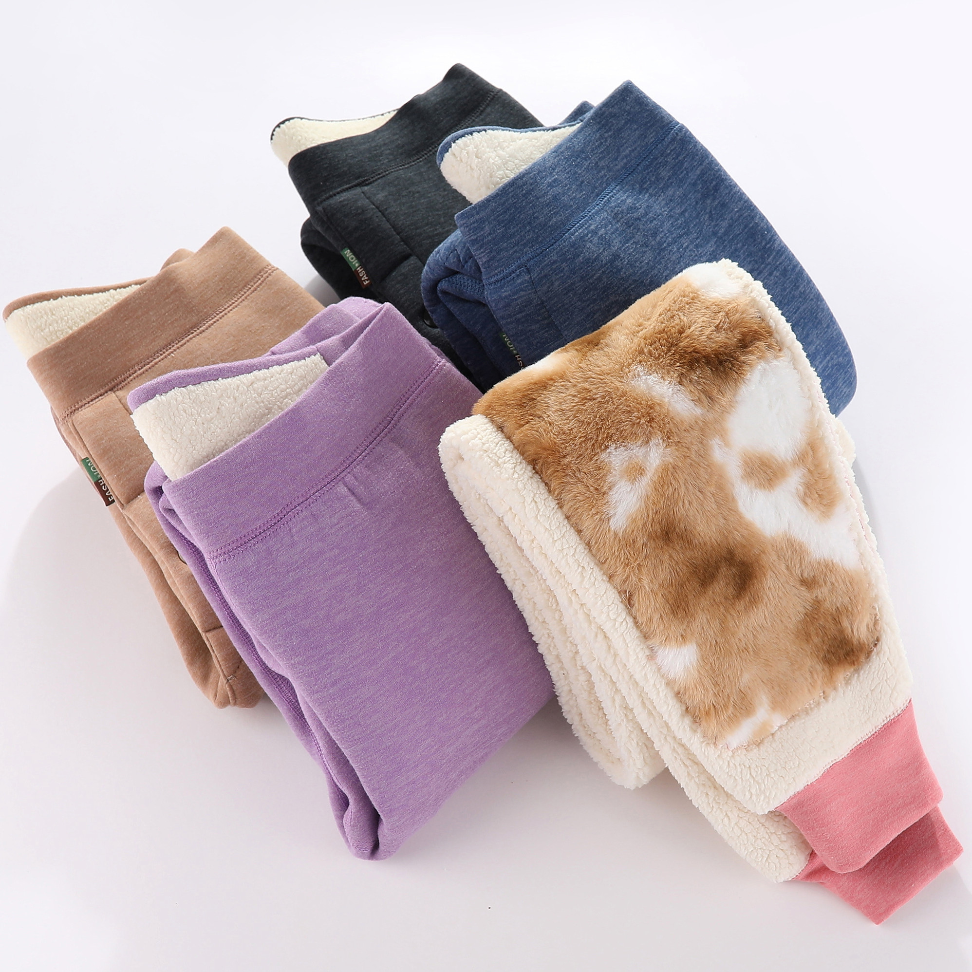 儿童加绒加厚保暖裤男童特厚棉裤女童加厚打底裤中大童长护膝棉裤