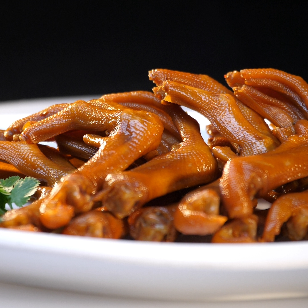 【万师傅卤味】卤鸭爪新鲜卤味现卤现发熟开袋即食湖北石首特产微辣