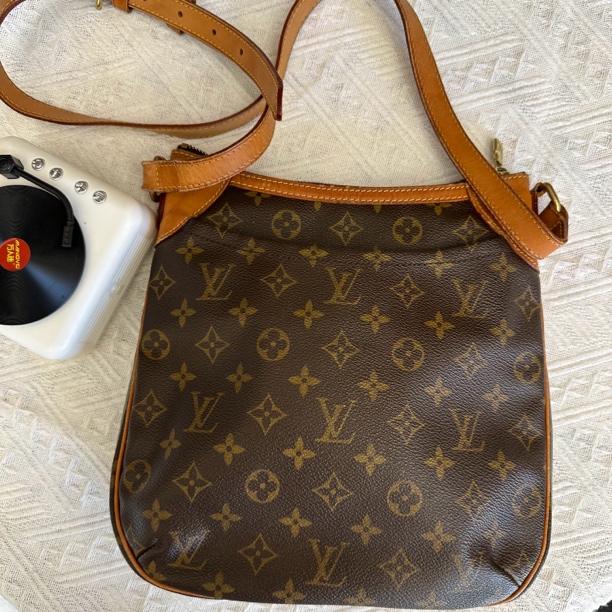 95新 LouisVuitton/路易威登 经典老花斜挎中古王妃 cc