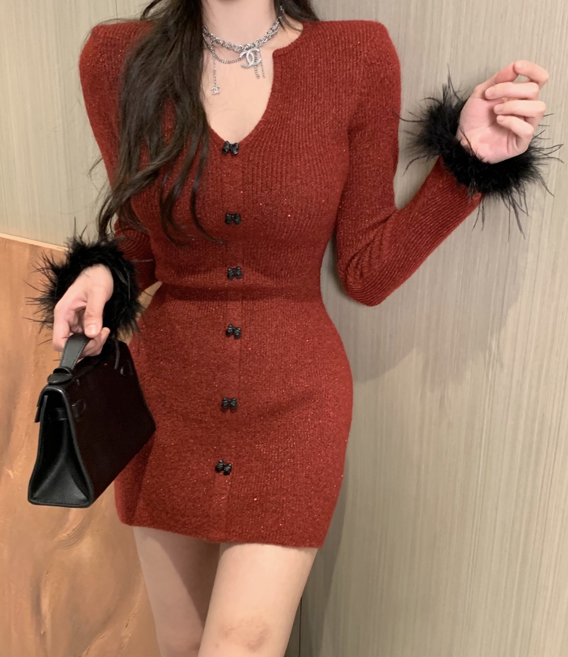 珊姐专属连接记得备注款号长袖针织衫显瘦气质短款时尚