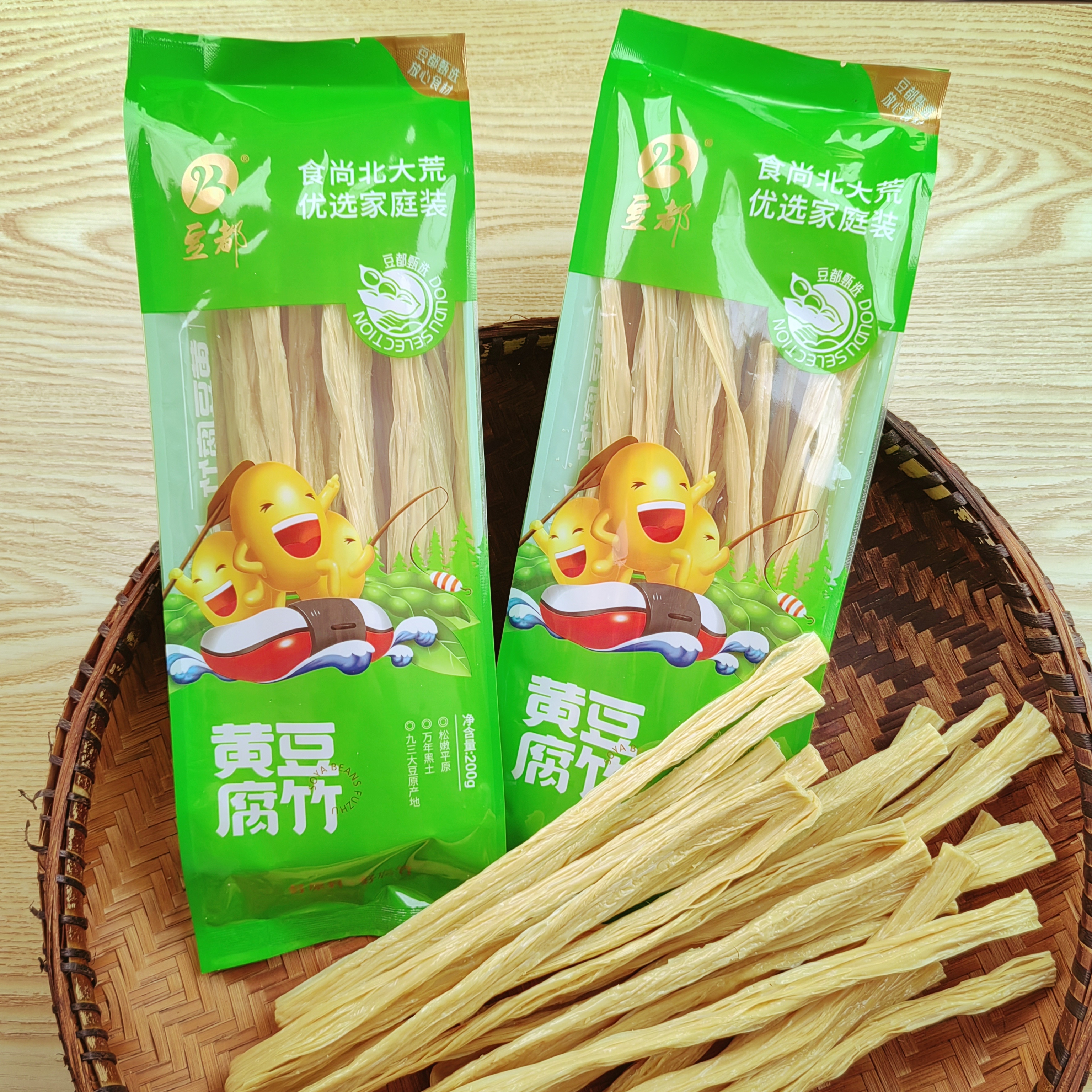 豆都腐竹 当季新豆新腐竹传统原浆营养鲜香优选