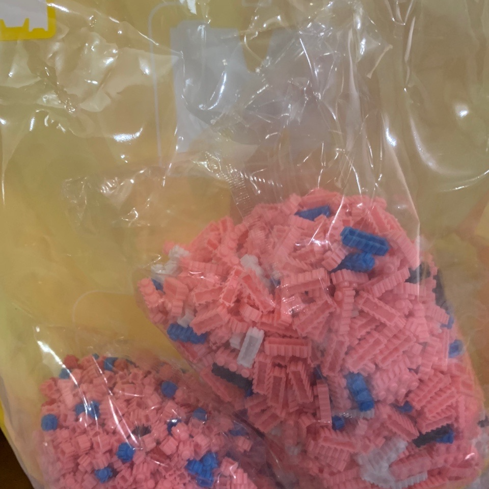 双子星分享拼接环保拼装益智积木玩具礼物儿童摆件