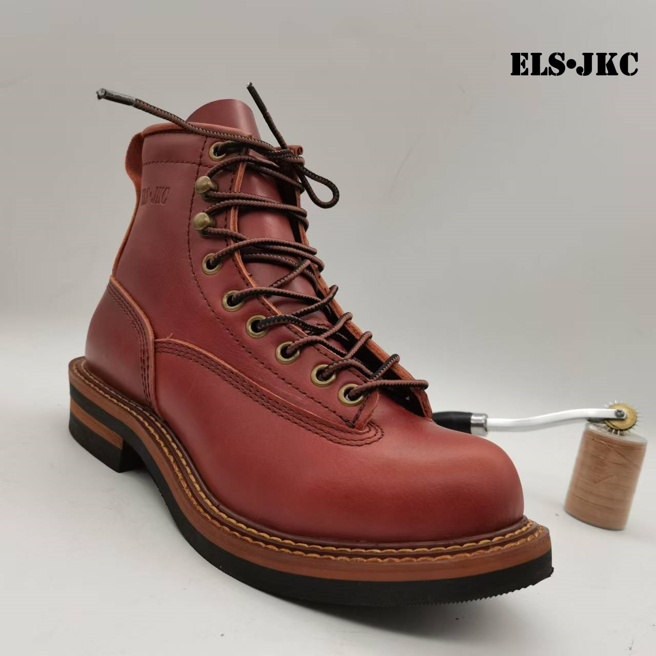 ELS•JKC品牌，女式俄款马丁靴靴