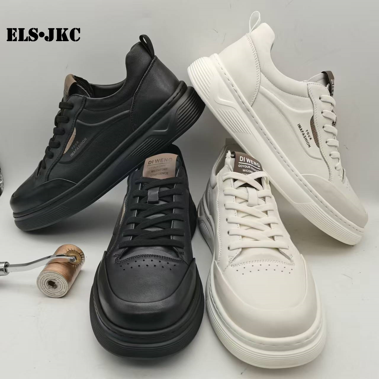 ELS•JKC品牌，男款，俄款俄训鞋