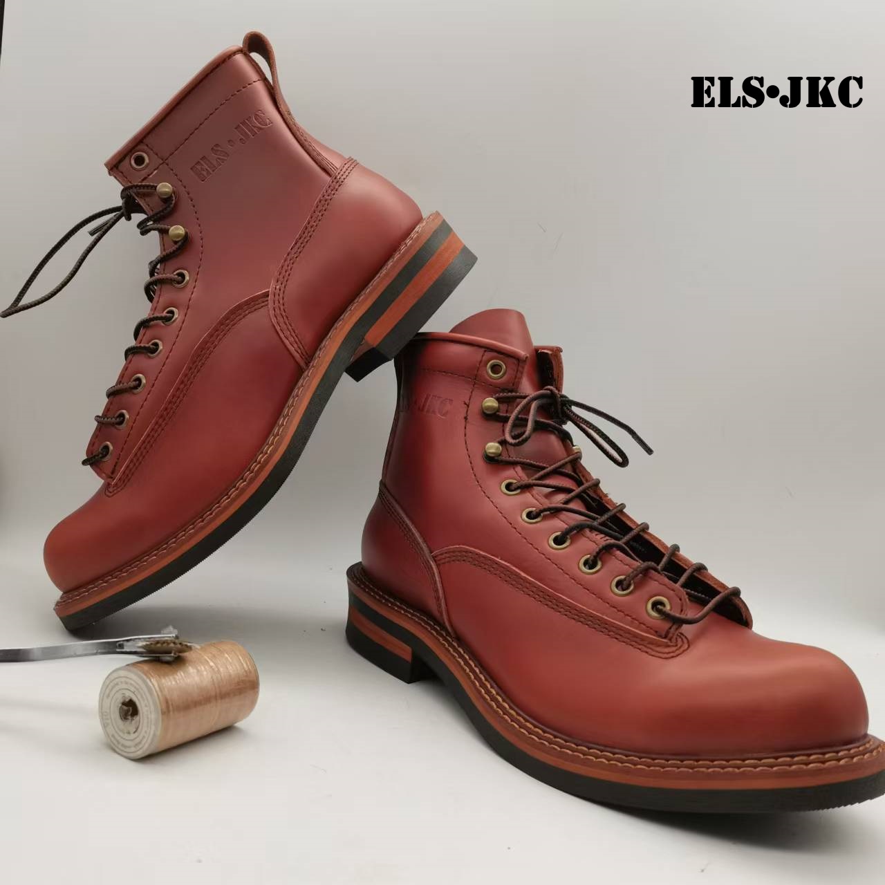 ELS•JKC品牌，男士俄款摩登靴