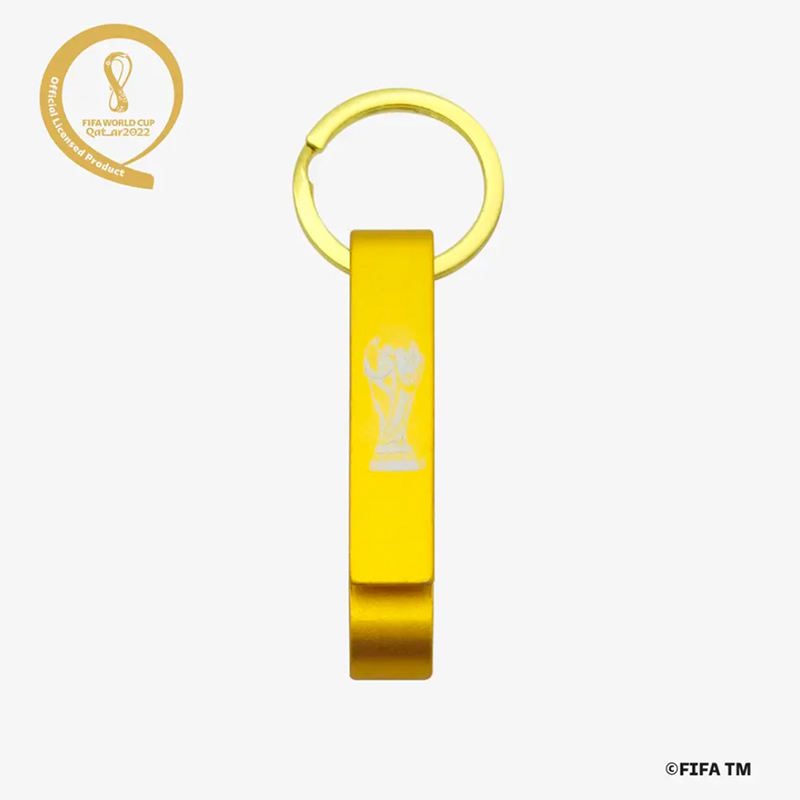 2022卡塔尔世界杯-2D 平面金杯开瓶器（金）-F22-KC-0017