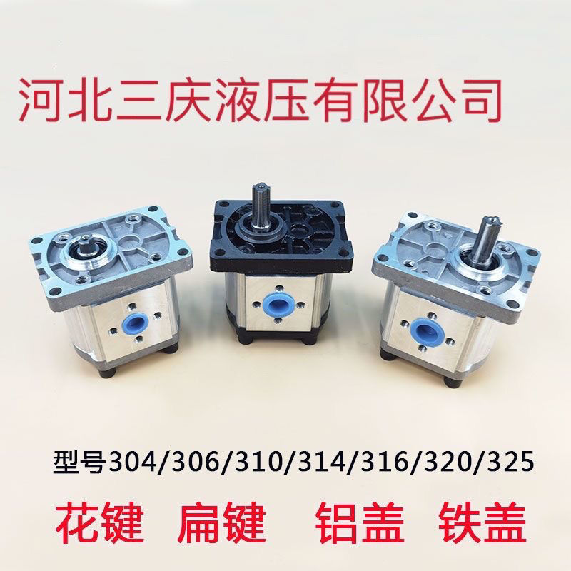 液压齿轮泵液压油泵CBN-F306 310 314 316 320 325花键单键扁键