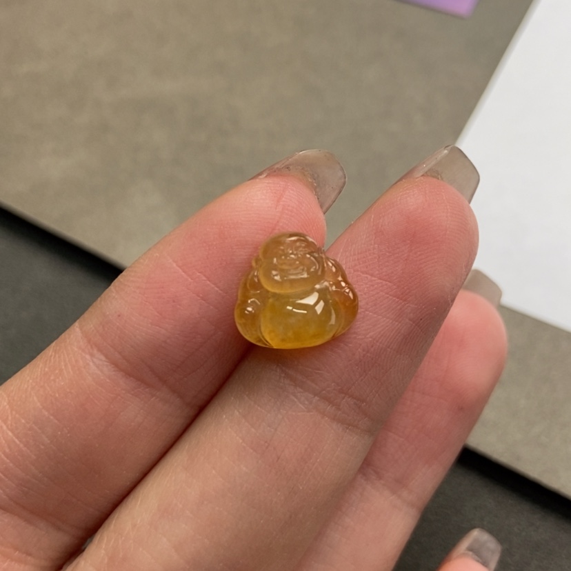 【闪购商品】翡翠佛公，福利款！未镶嵌熊**呀